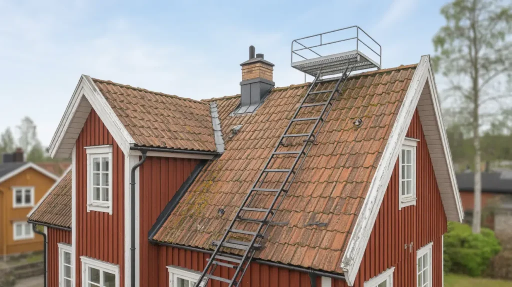 taks kerhet p villatak sn rasskydd takstege g ngbrygga och glidskydd regler montering pris och rot avdrag