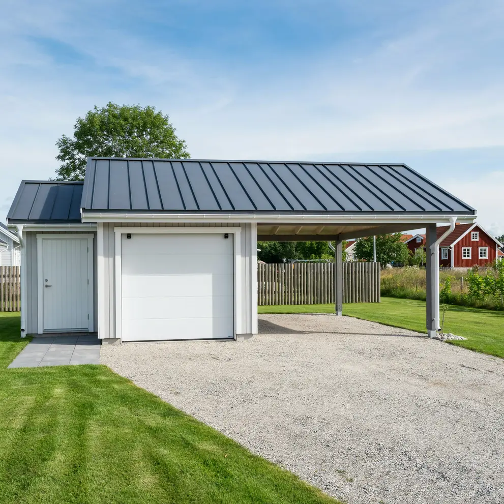 bygga carport garage gullmarsplan johanneshov stockholm